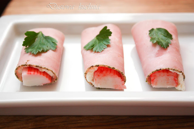 surimi, roladki z surimi, 