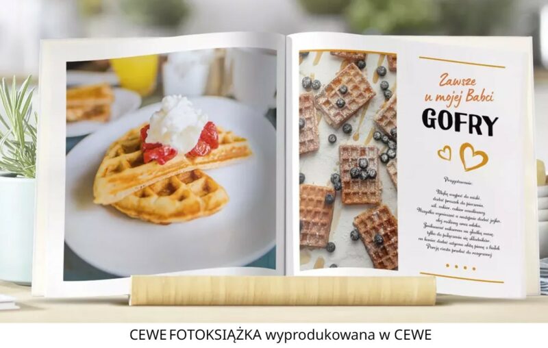 cewe fotoksiążka wyprodukowana w cewe